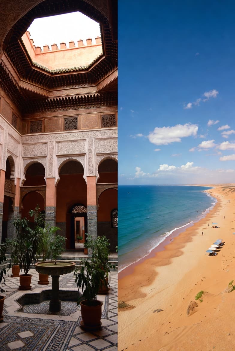Marrakech ou Agadir : comparaison complète pour choisir la meilleure ville pour votre séjour en riad
